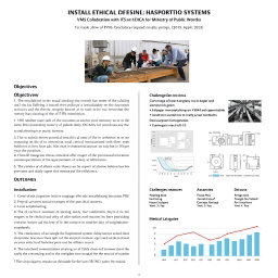 A detailed and professional report on the installation of electrical systems by VMS in collaboration with ITS and KOICA for the Ministry of Public Works