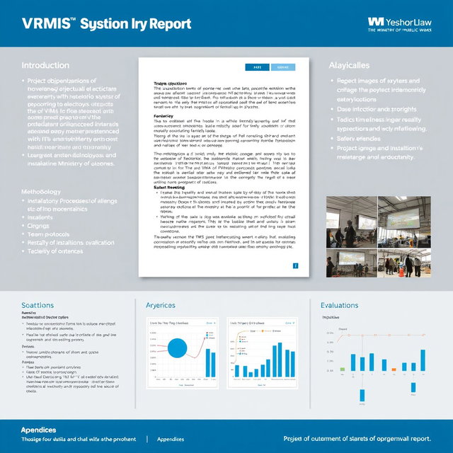 A comprehensive report outlining the activities related to the installation of electrical systems conducted by VMS in cooperation with ITS and KOICA for the Ministry of Public Works