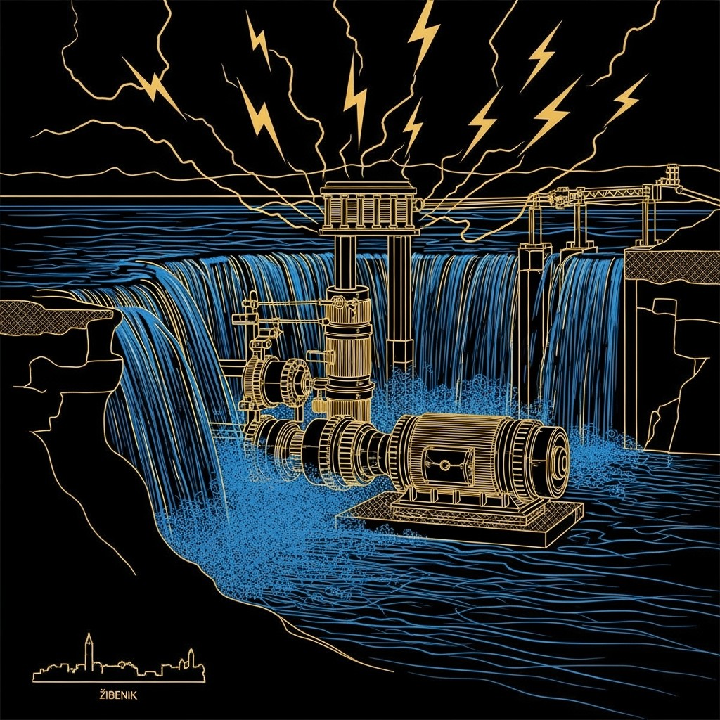 Engineering Marvel: Niagara Falls Turbine & Generator Diagram