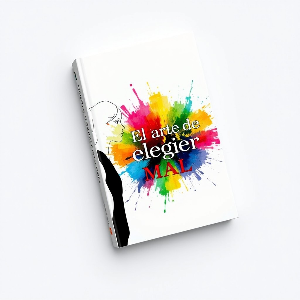 A book cover for 'El arte de elegir mal'