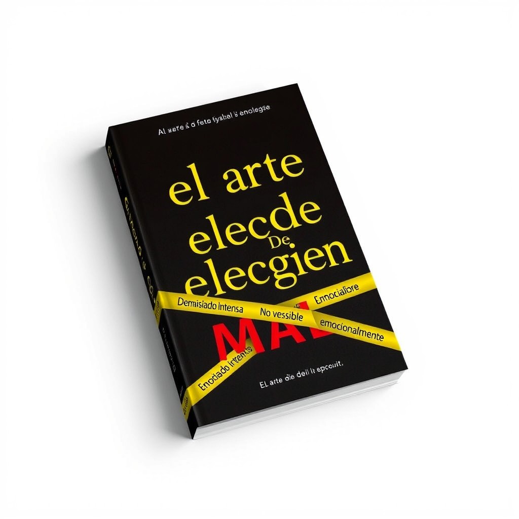 A book cover for 'El arte de elegir mal'