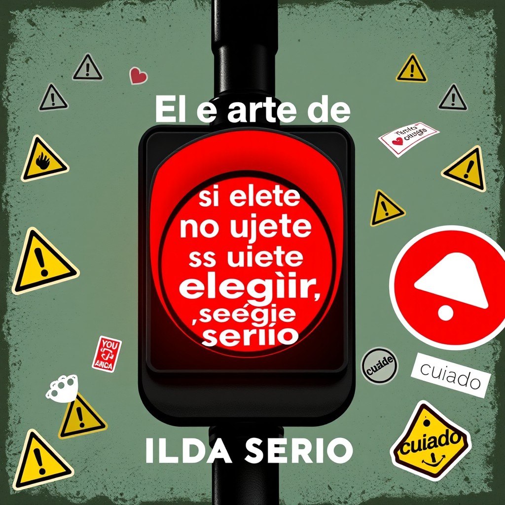 A book cover for 'El arte de elegir mal'