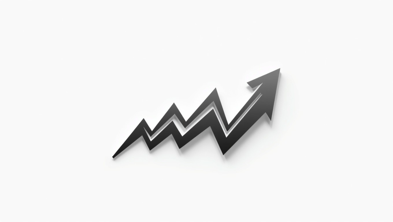 A logo design for a finance company named Lucent, featuring an abstract representation of candlestick stock trading intertwined with the concept of luminance