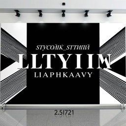 A large-scale poster measuring 3