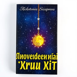 A visually striking book cover design featuring a captivating night sky filled with countless shining stars