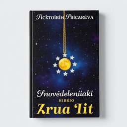 A visually striking book cover design featuring a captivating night sky filled with countless shining stars