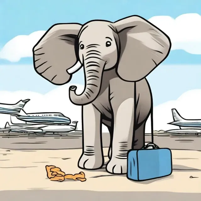 Why did the elephant bring a suitcase full of peanuts to the airport? Because he wanted to make sure he had enough trunk change!