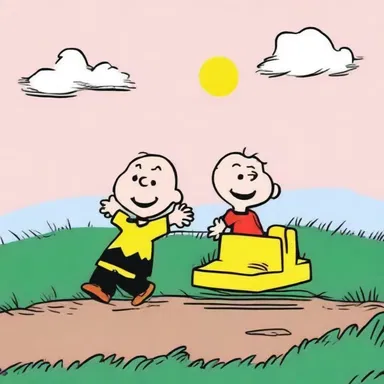 In the Looney Tunes cartoon 'The Peanuts', Charlie Brown and his friends embark on various misadventures.