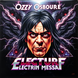 Electric Messiah: Ozzy Osbourne's Epic Album Cover