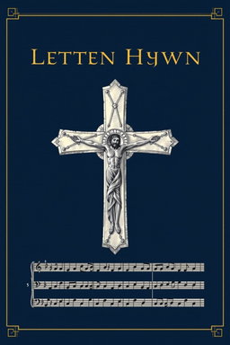 Album cover for a Lenten hymn collection, featuring a blank space at the top for a title or signature