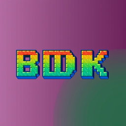 Vibrant BDK Pixel Art Creation