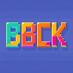 Vibrant BDK Pixel Art Creation