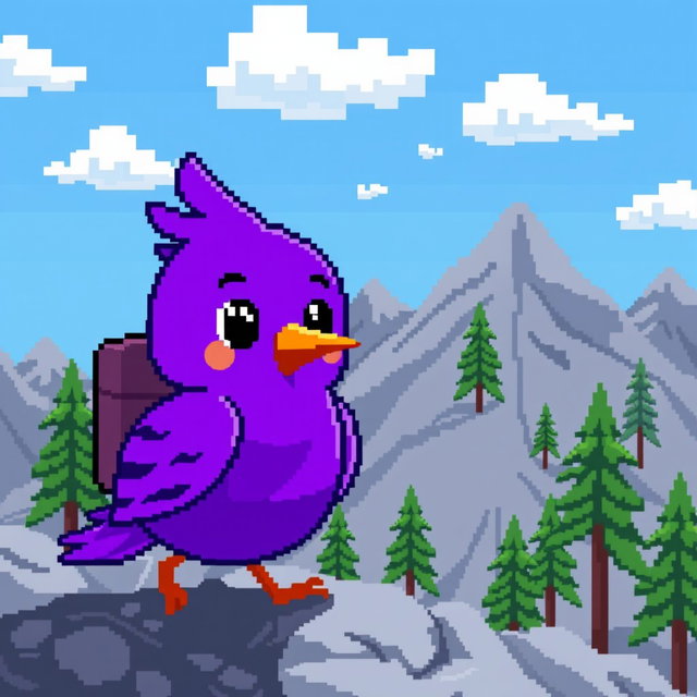 Journey of the Pixel Bird: A Colorful Adventure