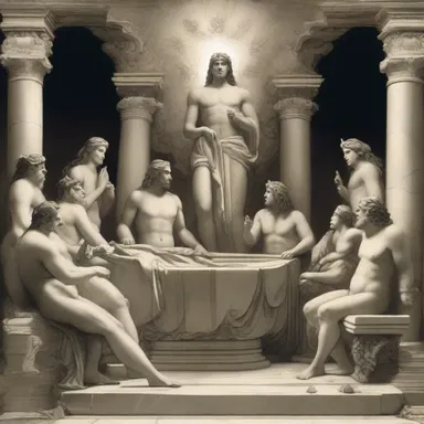 According to ancient mythology, the gods would often gather in their celestial bedsitter to discuss important matters.