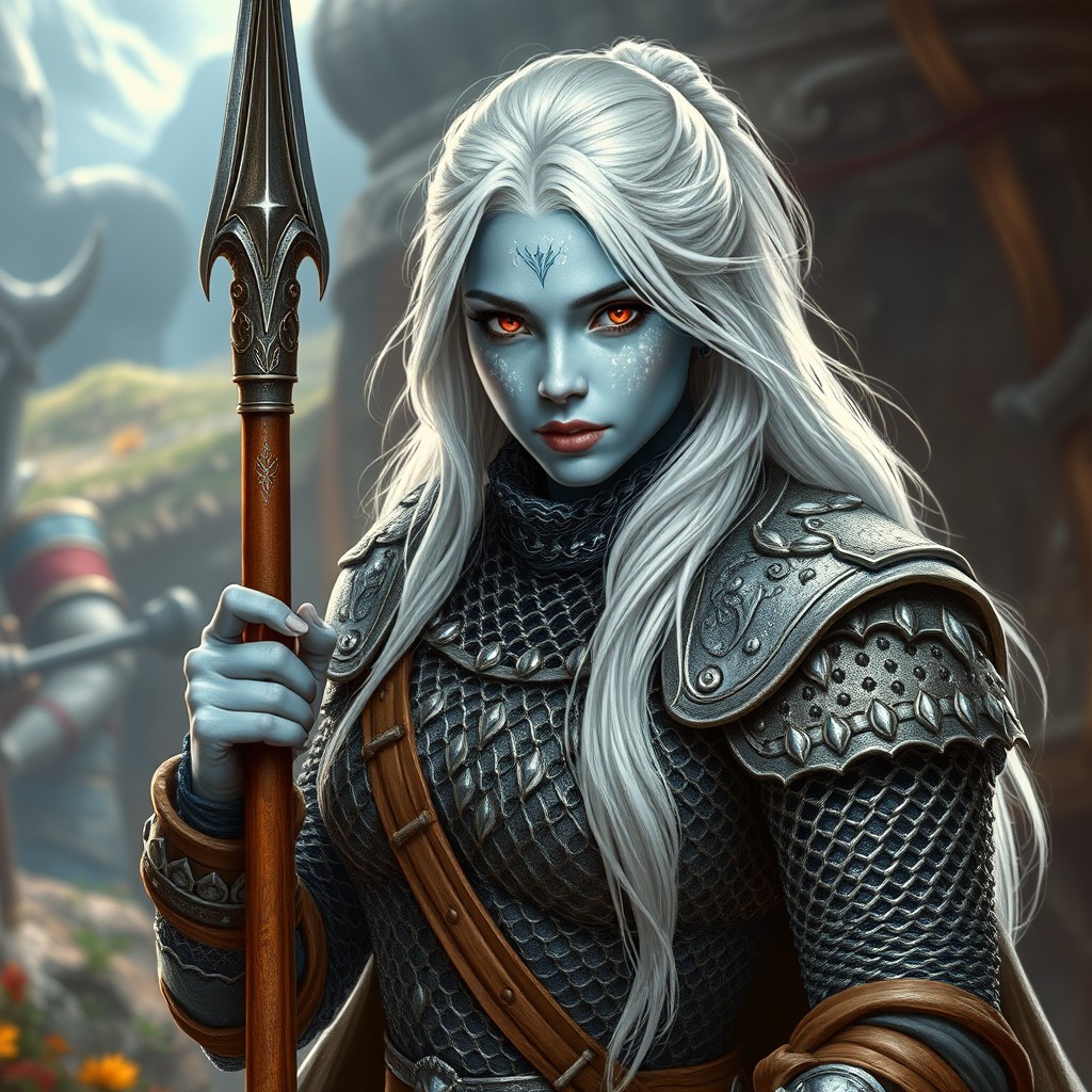 Empowered Warrior: Intricate Chain Mail Armor