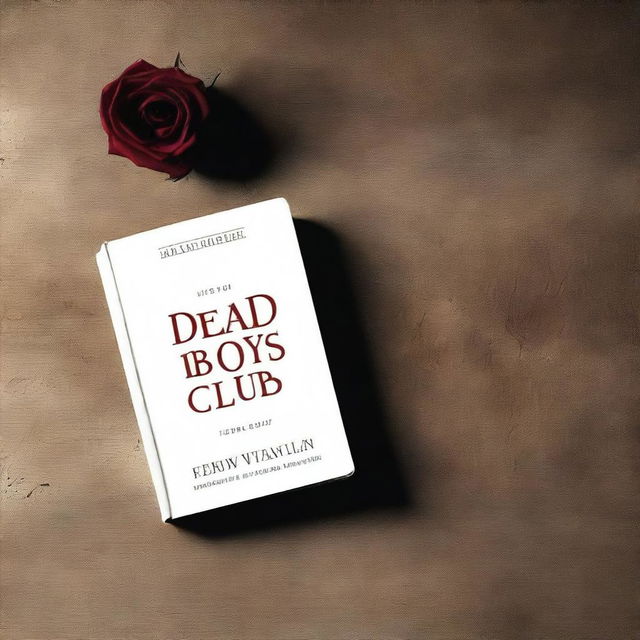 This is a high-quality image of a book cover for a sad romance novel titled 'Dead Boys Club'