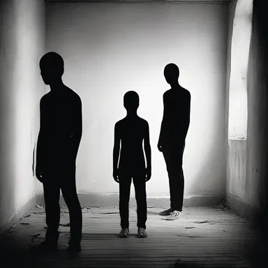 As the creature emerged from the shadows, they could see its unnerving, bilaterally symmetrical face staring back at them.
