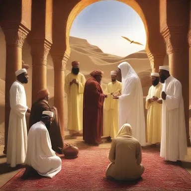 After a long day of fasting, the believers experienced a deep sense of repletion in their hearts and souls.