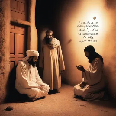 After a long day of fasting, the believers experienced a deep sense of repletion in their hearts and souls.