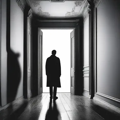 As the protagonist entered the dark and sinister room, an overwhelming feeling of repletion surrounded him, like an invisible force preventing him from leaving.