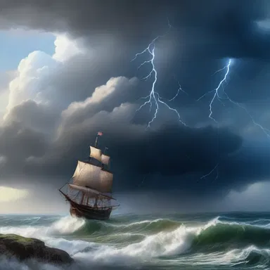 In the fantasy novel, the weather forecast predicted a fierce storm that would decide the fate of the kingdom.