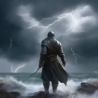 In the fantasy novel, the weather forecast predicted a fierce storm that would decide the fate of the kingdom.