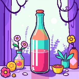 Dive into a Colorful Anime Pixel Wonderland