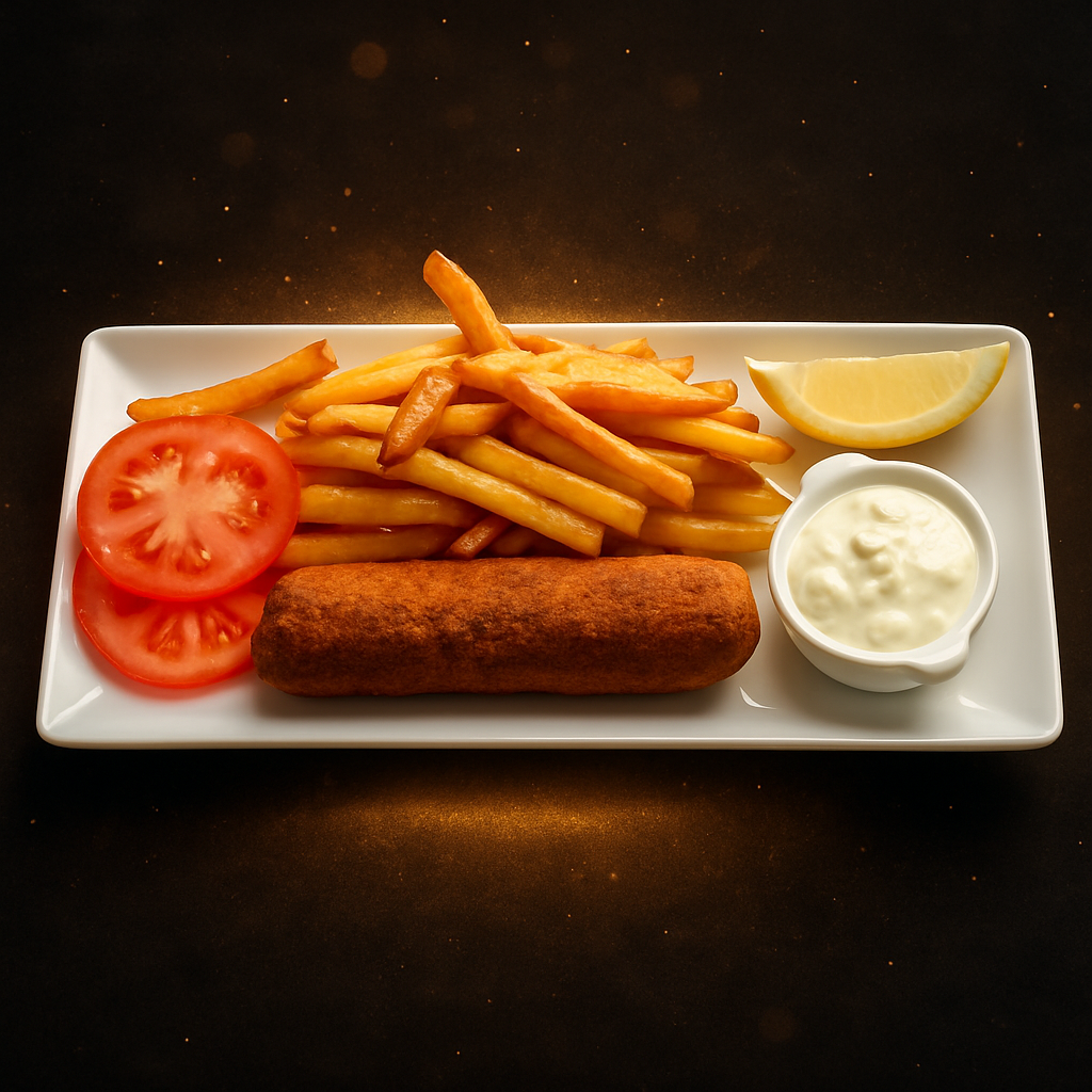 Put this plate in nice big zoom angle on black background with lightning gold effects and glowing around plate.