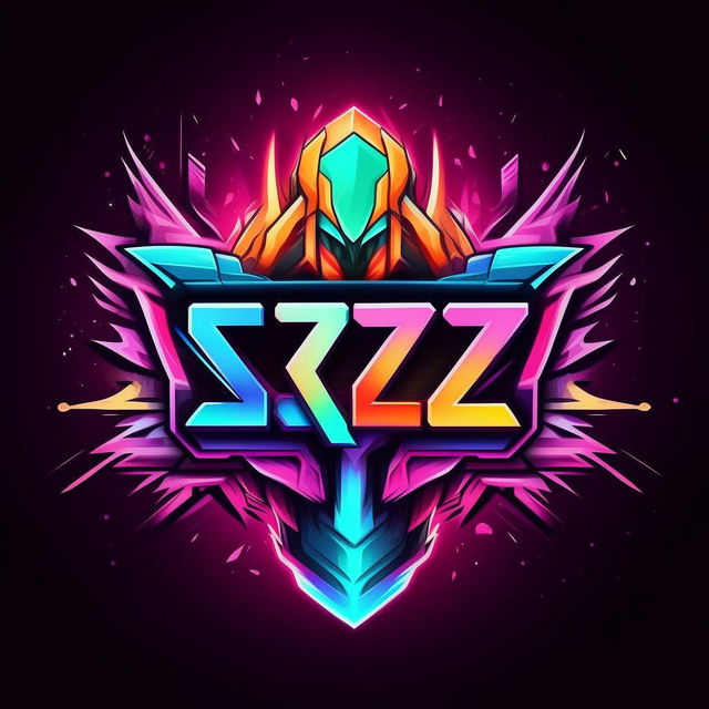 A strikingly vibrant logo for a YouTube gaming channel named Synzx. The design showcases gaming related elements and includes the channel's name in a bold, attention-grabbing font.