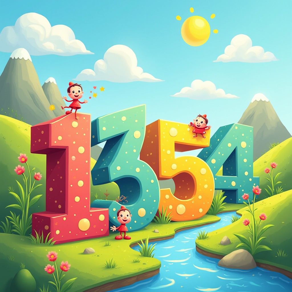 Welcome to Numberland: A Whimsical World of Color
