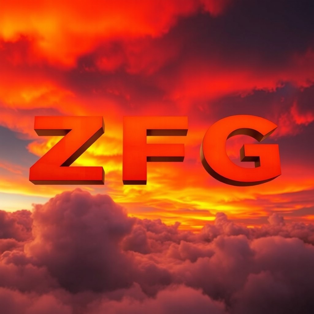 ZFG: Bold & Vibrant Sunset Explosion