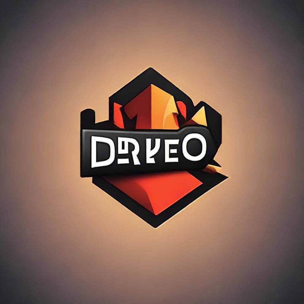 Create a striking and dynamic logo for a Youtube gaming channel, prominently featuring the word 'Desparo'