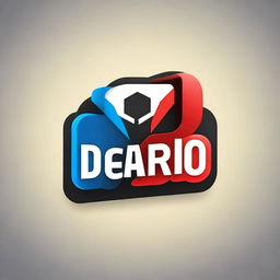 Generate a vibrant and captivating logo for a Youtube gaming channel, distinctly integrating the word 'Desparo'