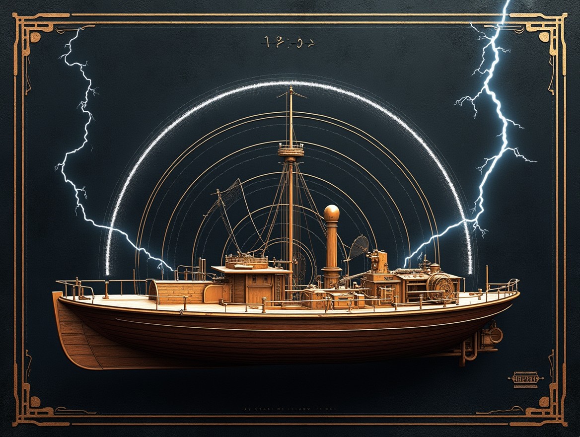 Explore Tesla's 1898 Radio-Controlled Boat