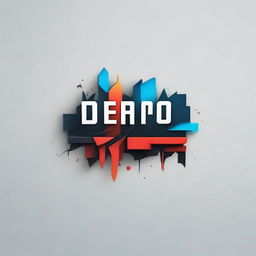 Generate a vibrant and captivating logo for a Youtube gaming channel, distinctly integrating the word 'Desparo'