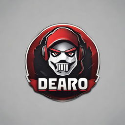 Design an engaging and stylish logo for a Youtube gaming channel incorporating the text 'Desparo Gaming'