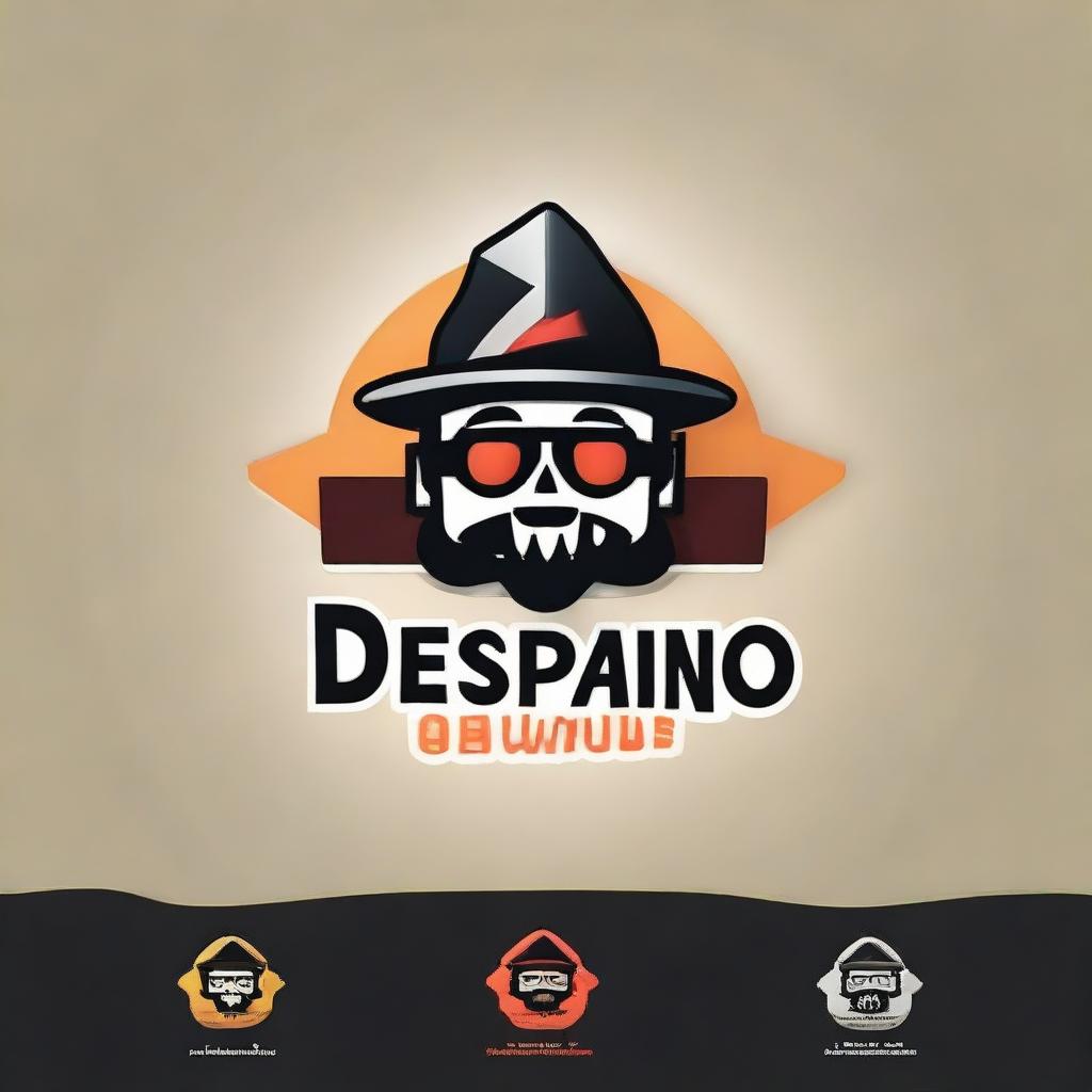 Design an engaging and stylish logo for a Youtube gaming channel incorporating the text 'Desparo Gaming'