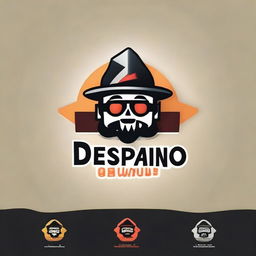 Design an engaging and stylish logo for a Youtube gaming channel incorporating the text 'Desparo Gaming'