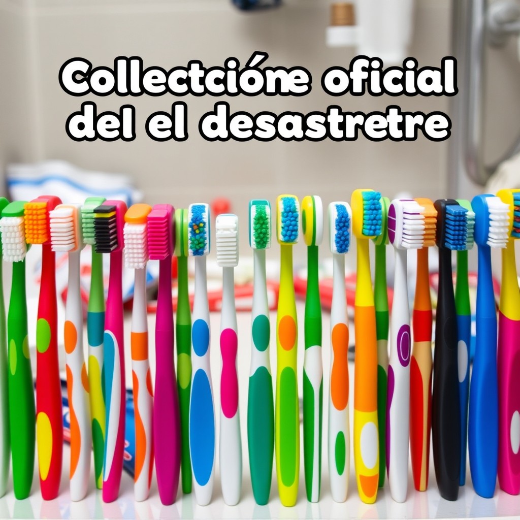 A neatly arranged row of brand new toothbrushes, showcasing a vibrant array of colors and designs