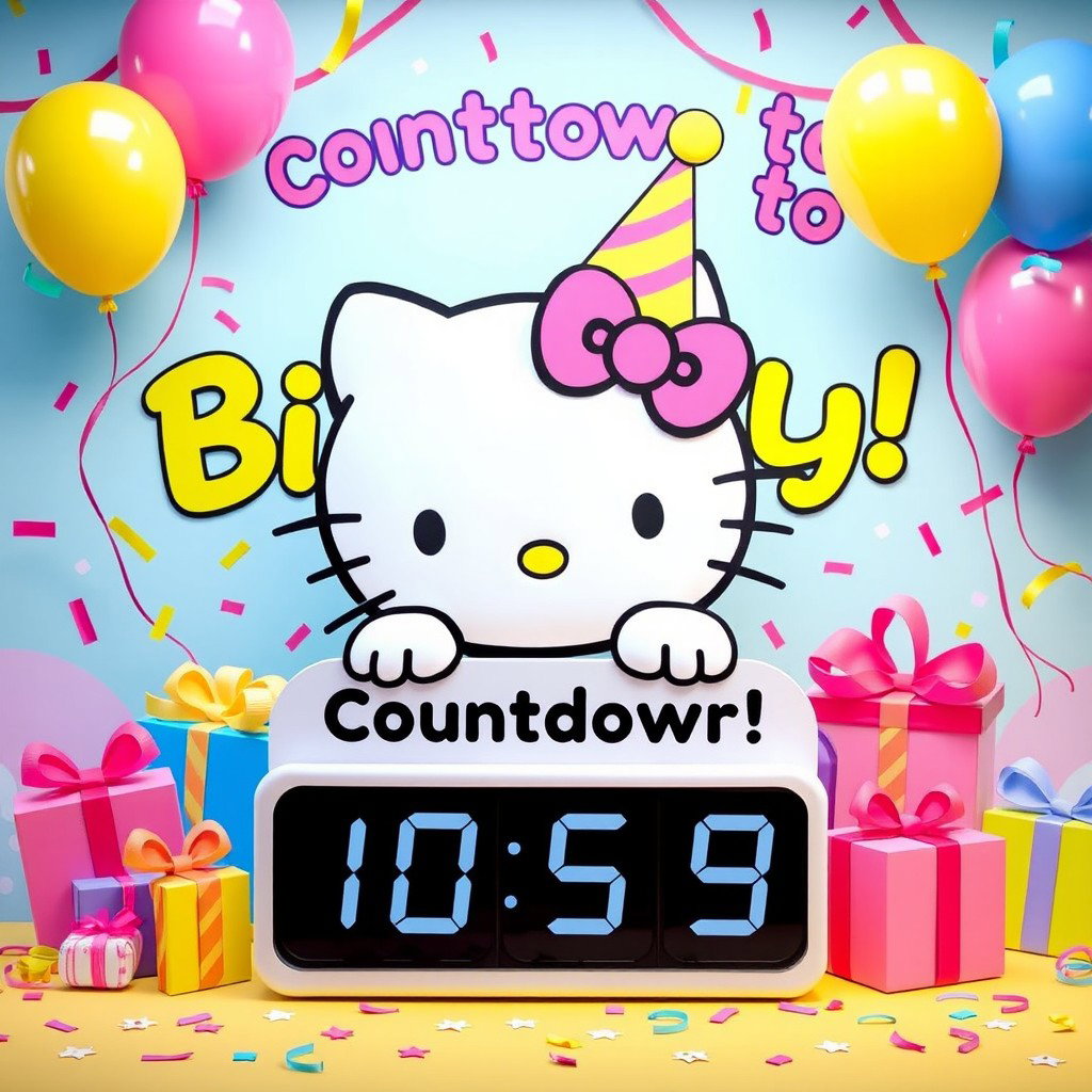 Hello Kitty Birthday Countdown: Celebrate in Style!