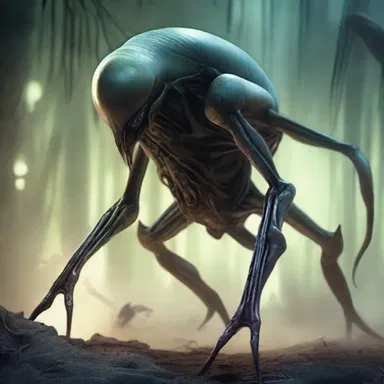 In the science fiction novel, the alien creatures are depicted as molters that shed their thick exoskeletons to adapt to different environments.