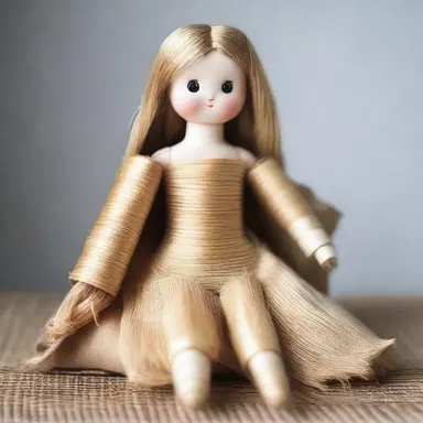 The novel described the traditional practice of using cornhusks for making dolls.