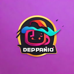 Create a vibrant and dynamic logo for a YouTube gaming channel named DESPARO. Incorporate elements of gaming like joysticks, consoles, or gaming icons, with a focus on bold colors.