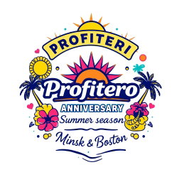 A vibrant and eye-catching t-shirt design featuring a stylish logo inspired by the uploaded image