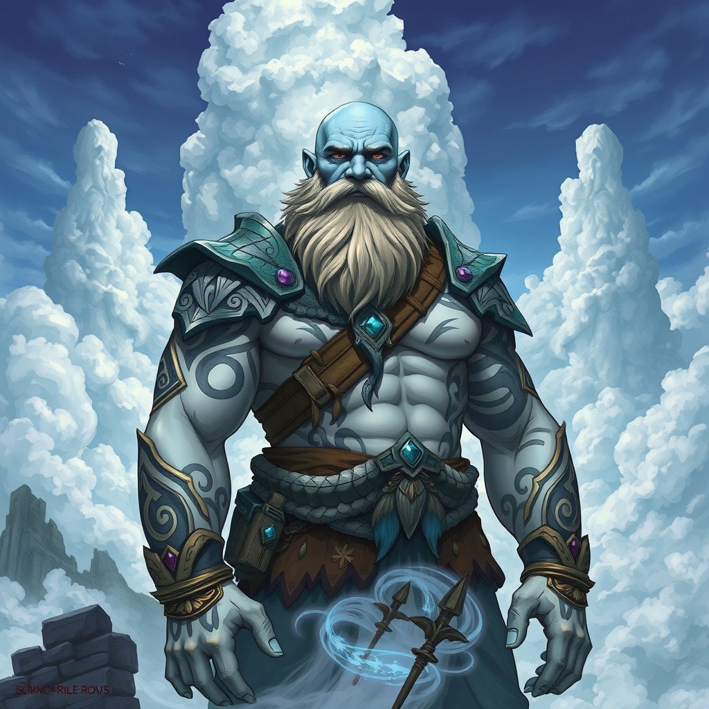 Epic Goliath Warrior: Ties to Cloud Giants