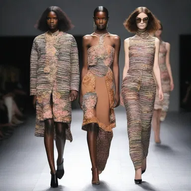 The fashion designer displayed their creative talent by combining unique patterns and textures in their latest collection.