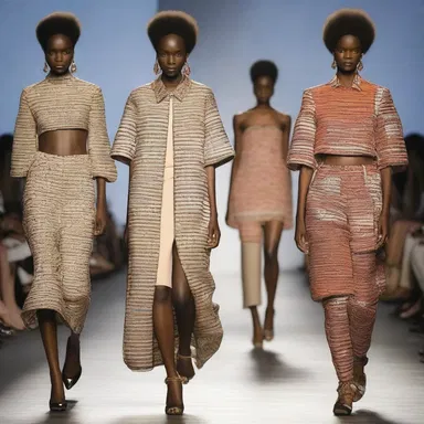 The fashion designer displayed their creative talent by combining unique patterns and textures in their latest collection.