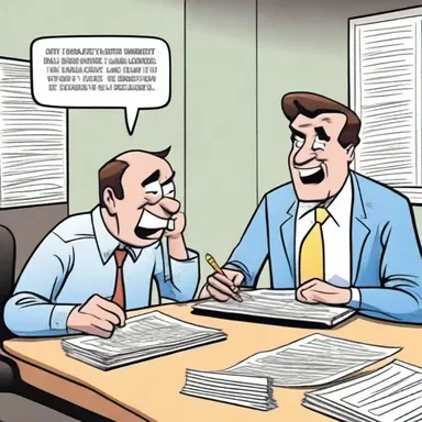 In a lighthearted prank, the mischievous office workers replaced their boss's important ledger with a comic book, causing some confusion and laughter in the workplace.