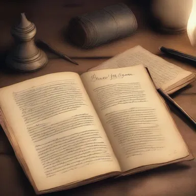 In the novel, the protagonist discovered an old ledger hidden in the attic, revealing long-lost secrets about their family.