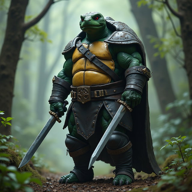 Mighty Tortle Paladin: Strength and Honor
